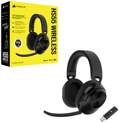 Corsair HS55 trådløst gaming-headset (sort)