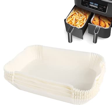 Air Fryer engangspapir til frituregryde 120-pak 20,6x13x4,5 cm hvid