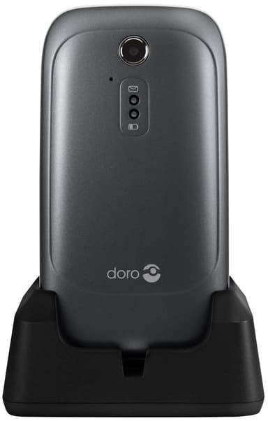 Doro 6521 mobiltelefon grå/hvid
