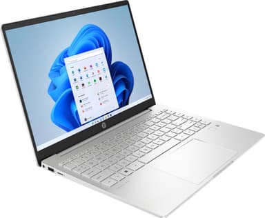 HP Pavilion Plus i7-13/16/1.024/OLED 14" bærbar computer (Natural Silver)