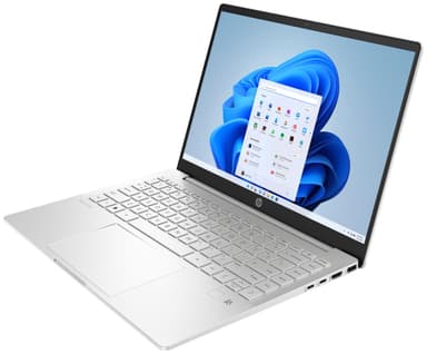 HP Pavilion Plus i7-13/16/1.024/OLED 14" bærbar computer (Natural Silver)