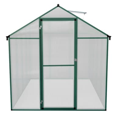 Polycarbonat Drivhus 6ft x 8ft - Grøn