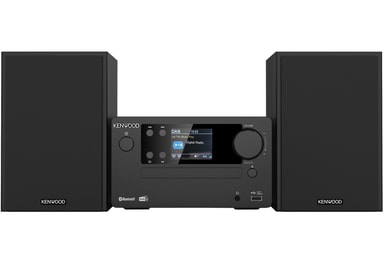 Kenwood M725DAB Minianlæg med Bluetooth og DAB+ (Sort) Elgiganten