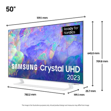 Samsung 50” CU8510 4K Crystal UHD Smart TV (2023)