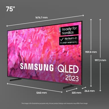 Samsung 75" Q68C 4K QLED Smart TV (2023)