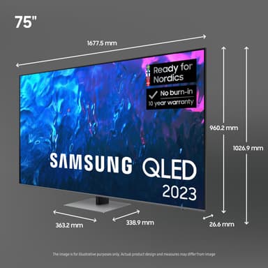 Samsung 75" Q77C 4K QLED Smart TV (2023)