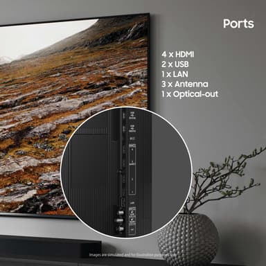 Samsung 50" Q80C 4K QLED Smart TV (2023)