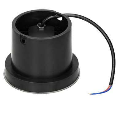 ECD Germany 2-pak LED-forsænket gulvspot 5W - kold hvid 6500K - 230V - rund -