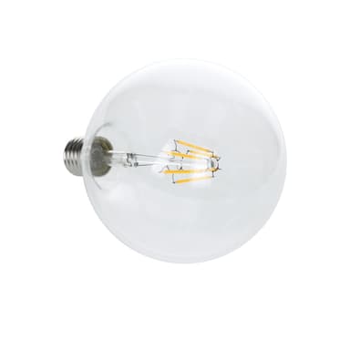 ECD Germany Sæt med 4 LED glødepære E27 Edison - 6W - 125 mm - 624 Lumen - 120 °