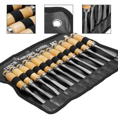 Carving snit 12 stk træ mejsel mejsel carving 10-pack