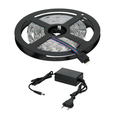 ECD Germany 2m LED strimmel 3528 SMD 60 LED / m inkl. 2A strømforsyning varm