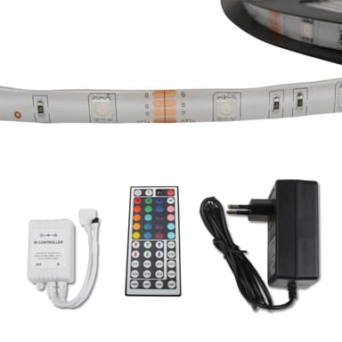 ECD Germany LED bånd 5050 SMD, 9 meter (4 + 5 meter) / 30 LED pr meter / energi