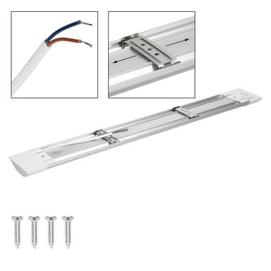 LED-lampe kontor bordlampe loftslampe panel lampe Armatur varm hvid 60 cm