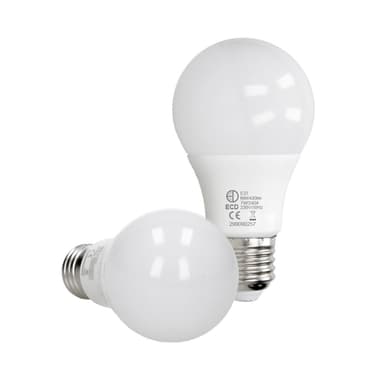 ECD Germany 6-pak E27 LED-pære 7W - erstatter 45W glødelampe - neutral hvid