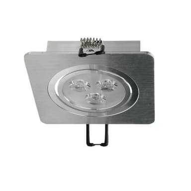 LED forsænket lys forsænket lys loft lysplet lampe 3W varm hvid Sæt med 6