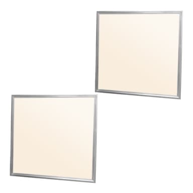 ECD Germany LED panel 36W - 62 x 62 cm - 2 er-Pack - Ultraslim tynd - SMD 3014 -