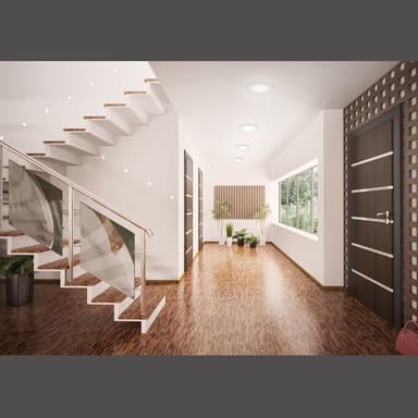 ECD Germany 20-pk LED-forsænket spotlight 6W - lofts spotlight panel ultralyd -