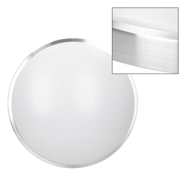 ECD Germany loftslampe LED hvid - 5 stk loftslampe runde Ø300 mm - 12W 220-240V