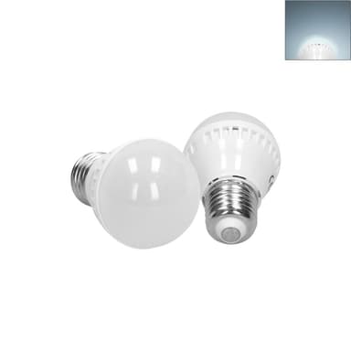 6 x E27 LED lampe lyspære pære pære lamper 3W køle hvid