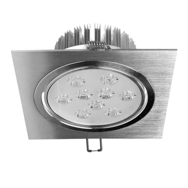 ECD Germany Pakke med 30 LED-indbyggede spotlights 9W 230V 676 lumen kølig hvid