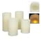 ECD Germany sæt af 12 LED Stearinlys Flammeloes Fast Wax Candles - 10 / 12,5 /