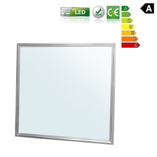 ECD Germany LED panel 36W - 62 x 62 cm - 9 er-Pack - Ultraslim tynd - SMD 3014 -