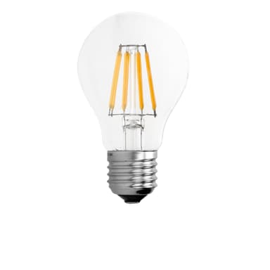 ECD Germany 4-pak LED glødepære 8W E27 Classic Vintage Edison - 816 Lumen - varm