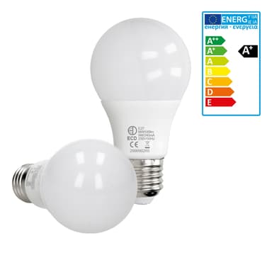 E27 LED pære lampe pære lamper 9W neutral hvid 10-er Set