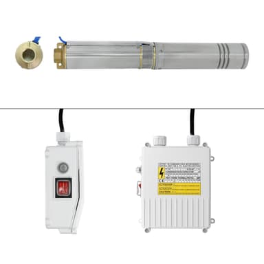 Dykpumpe godt pumpe dykpumpe rørpumpe 750 W 4000 l / h 6.7 bar