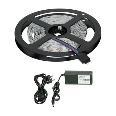 ECD Germany 20m (4x5m) LED-strip 3528 SMD kølig hvid 60 LED / m vandtæt inkl. 5A