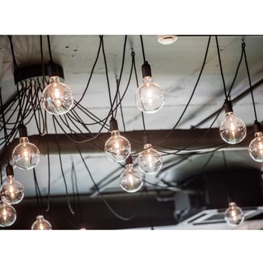 ECD Germany Sæt med 4 LED glødepære E27 Edison - 6W - 125 mm - 624 Lumen - 120 °