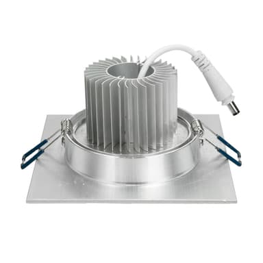 ECD Germany 2-pak LED-indbygget spotlight 5W 230V 358 lumen kold hvid 6000K -