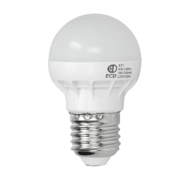 6 x E27 LED lampe lyspære pære pære lamper 3W køle hvid