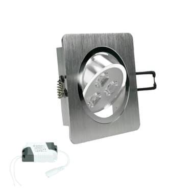 LED forsænket lys forsænket lys loft lysplet lampe 3W varm hvid Sæt med 6