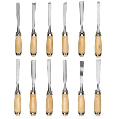 Carving snit 12 stk træ mejsel mejsel carving 10-pack