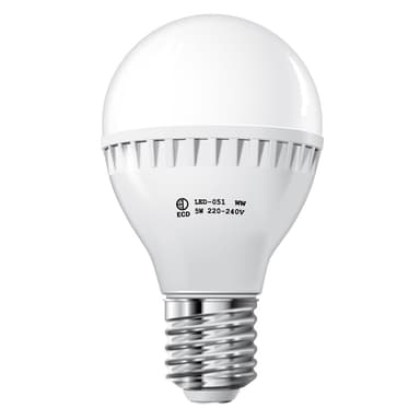 ECD Germany 20 5W E27 LED pære | 2800 Kelvin varm hvid | 335 lumen | 220-240 |