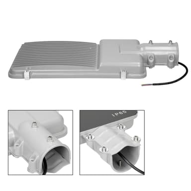 ECD Germany 3 stykker gadebelysning 40 W, 3000K, vinkel 120 °, 3200 lumen, varm