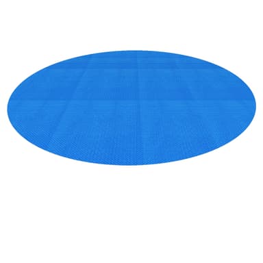 ECD Germany pool solfilm rund Ø 3.6m 400 pm blå, PE bobleplast, hurtigere vand
