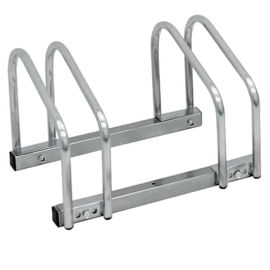 ECD Germany cykelstativ til 2 cykler 43x32x27 cm lavet af galvaniseret stål,