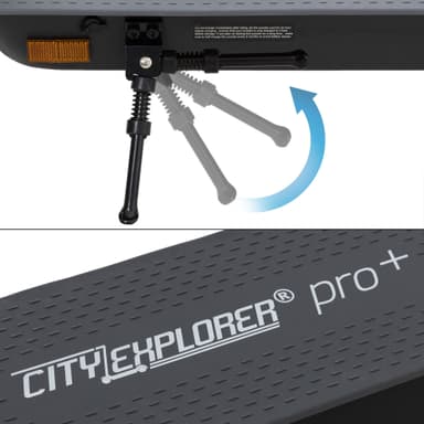 ECD Germany City Explorer Pro+ E-Scooter Abe med Street Juridisk EKFV STVZO