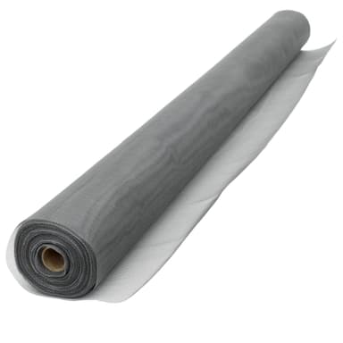 ECD Germany fluenet stof 1,5x15 m høj kvalitet glasfiber, grå, UV-bestandig,