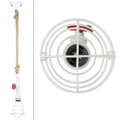 Hængelampe 115 cm lavet af metal cm E27 1 flamme