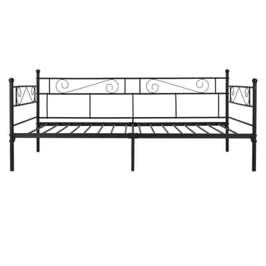 ML Design dag seng 90x200cm metal seng på stålramme med hoved og fod del,