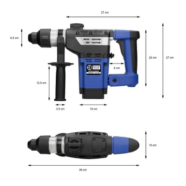 Rotary borehammer mejsel SDS Plus 1800W slag borehammer mejsel