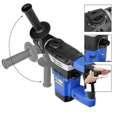Rotary borehammer mejsel SDS Plus 1800W slag borehammer mejsel