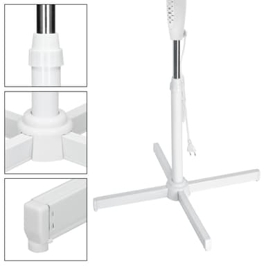 ECD Germany stående blæser med fjernbetjening 45W Ø43cm - lydsvag, 3