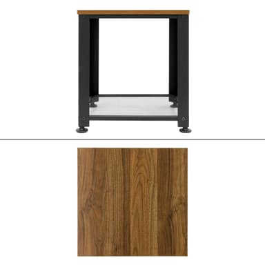 Sidebord sengebord sofaborde sofabord sofabord med opbevaring / hylde Træ-