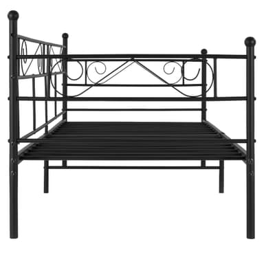 ML Design dag seng 90x200cm metal seng på stålramme med hoved og fod del,