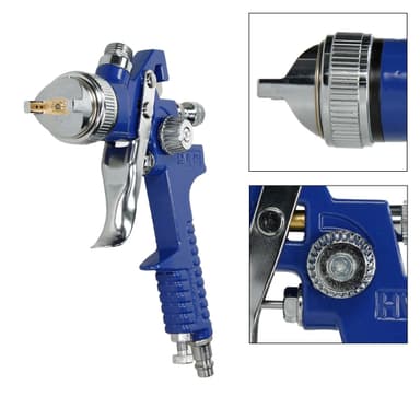 Sprøjtepistol HVLP sprøjtepistol sat 0,8 1,4 bil maling vandudskiller 1/4 """"
