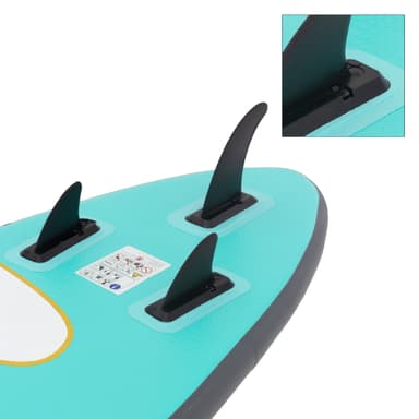 Surfbræt Stand Up Paddle SUP bord Maona padle bord oppustelige Turkis 308 cm